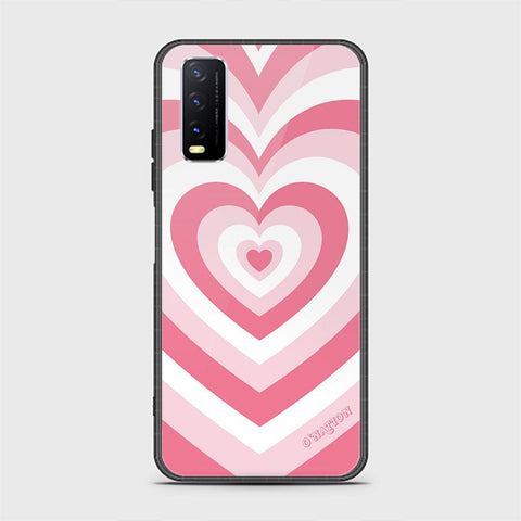 Vivo Y20s Cover - O'Nation Heartbeat Series - HQ Ultra Shine Premium Infinity Glass Soft Silicon Borders Case