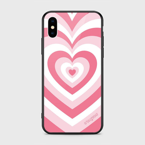 iPhone XS / X Cover - O'Nation Heartbeat Series - HQ Ultra Shine Premium Infinity Glass Soft Silicon Borders Case