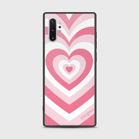 Samsung Galaxy Note 10 Plus Cover - O'Nation Heartbeat Series - HQ Ultra Shine Premium Infinity Glass Soft Silicon Borders Case