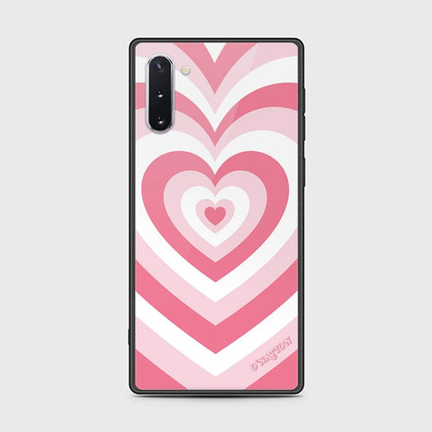 Samsung Galaxy Note 10 Cover - O'Nation Heartbeat Series - HQ Ultra Shine Premium Infinity Glass Soft Silicon Borders Case