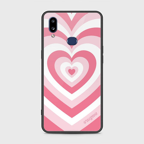 Samsung Galaxy A10s Cover - O'Nation Heartbeat Series - HQ Ultra Shine Premium Infinity Glass Soft Silicon Borders Case