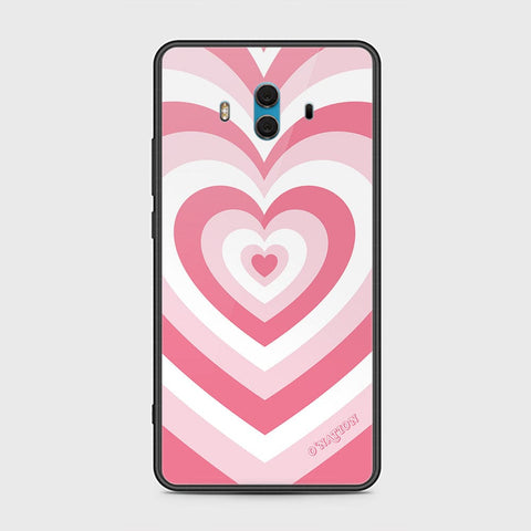 Huawei Mate 10 Cover - O'Nation Heartbeat Series - HQ Ultra Shine Premium Infinity Glass Soft Silicon Borders Case