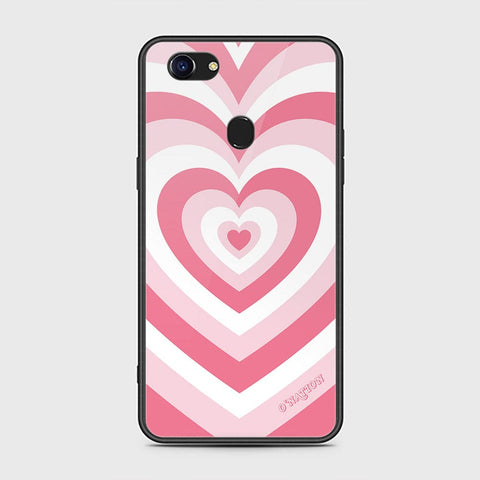 Oppo F5 Cover - O'Nation Heartbeat Series - HQ Ultra Shine Premium Infinity Glass Soft Silicon Borders Case