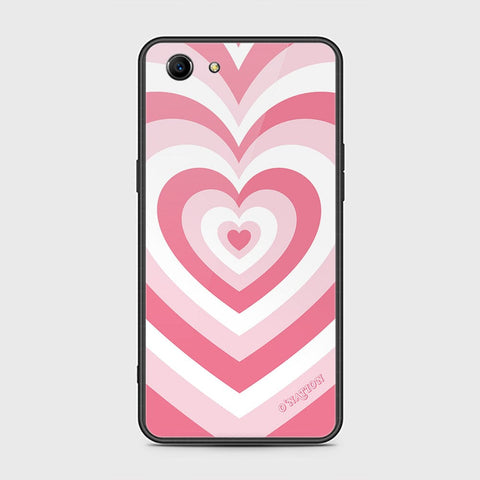 Oppo A1 Cover - O'Nation Heartbeat Series - HQ Ultra Shine Premium Infinity Glass Soft Silicon Borders Case