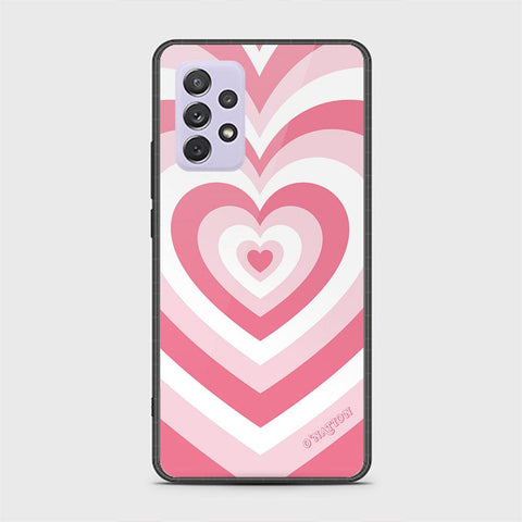 Samsung Galaxy A72 Cover - O'Nation Heartbeat Series - HQ Ultra Shine Premium Infinity Glass Soft Silicon Borders Case