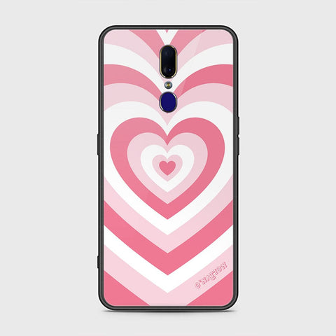 Oppo F11 Cover - O'Nation Heartbeat Series - HQ Ultra Shine Premium Infinity Glass Soft Silicon Borders Case