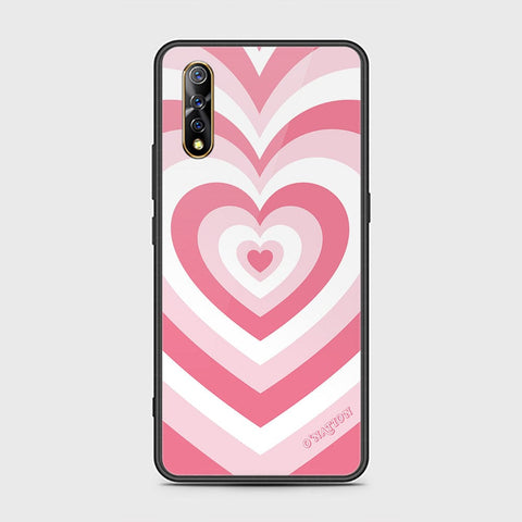 Vivo S1 Cover - O'Nation Heartbeat Series - HQ Ultra Shine Premium Infinity Glass Soft Silicon Borders Case