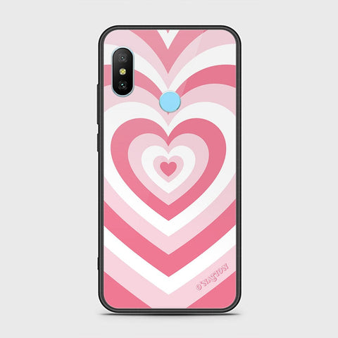 Redmi 6 Pro Cover - O'Nation Heartbeat Series - HQ Ultra Shine Premium Infinity Glass Soft Silicon Borders Case