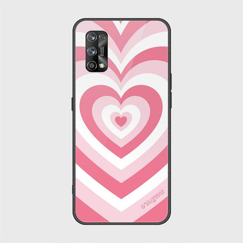 Realme 7 Pro Cover - O'Nation Heartbeat Series - HQ Ultra Shine Premium Infinity Glass Soft Silicon Borders Case