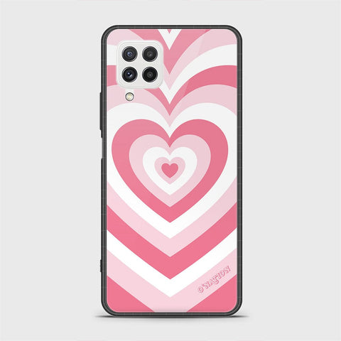 Samsung Galaxy A22 Cover - O'Nation Heartbeat Series - HQ Ultra Shine Premium Infinity Glass Soft Silicon Borders Case