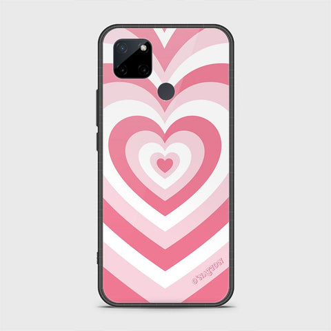 Realme C25Y Cover - O'Nation Heartbeat Series - HQ Ultra Shine Premium Infinity Glass Soft Silicon Borders Case