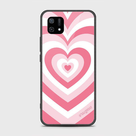 Oppo A16K Cover - O'Nation Heartbeat Series - HQ Ultra Shine Premium Infinity Glass Soft Silicon Borders Case