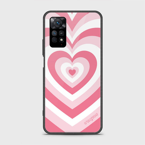 Xiaomi Redmi Note 11S Cover - O'Nation Heartbeat Series - HQ Ultra Shine Premium Infinity Glass Soft Silicon Borders Case