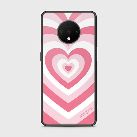 OnePlus 7T Cover - O'Nation Heartbeat Series - HQ Ultra Shine Premium Infinity Glass Soft Silicon Borders Case