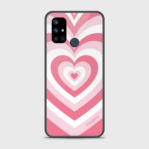 OnePlus Nord N10 5G Cover - O'Nation Heartbeat Series - HQ Ultra Shine Premium Infinity Glass Soft Silicon Borders Case