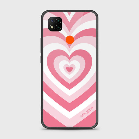 Xiaomi Redmi 9C Cover - O'Nation Heartbeat Series - HQ Ultra Shine Premium Infinity Glass Soft Silicon Borders Case