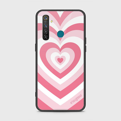 Realme 5 Pro Cover - O'Nation Heartbeat Series - HQ Ultra Shine Premium Infinity Glass Soft Silicon Borders Case