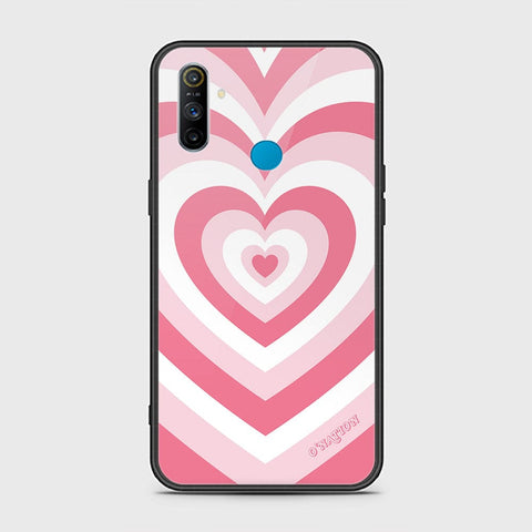 Realme 6i Cover - O'Nation Heartbeat Series - HQ Ultra Shine Premium Infinity Glass Soft Silicon Borders Case