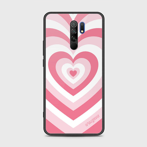 Xiaomi Redmi 9 Cover - O'Nation Heartbeat Series - HQ Ultra Shine Premium Infinity Glass Soft Silicon Borders Case