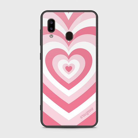 Samsung Galaxy A30 Cover - O'Nation Heartbeat Series - HQ Ultra Shine Premium Infinity Glass Soft Silicon Borders Case