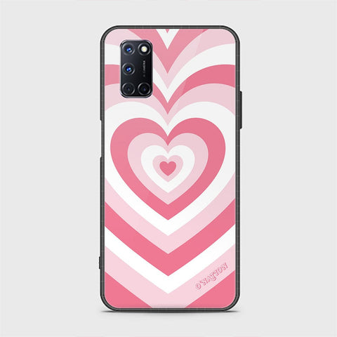 Oppo A92 Cover - O'Nation Heartbeat Series - HQ Ultra Shine Premium Infinity Glass Soft Silicon Borders Case