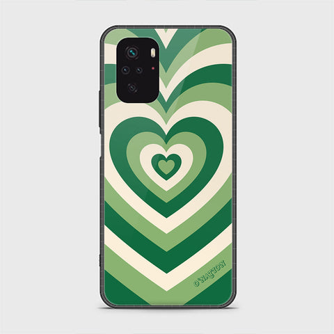 Xiaomi Redmi Note 10 4G Cover - O'Nation Heartbeat Series - HQ Ultra Shine Premium Infinity Glass Soft Silicon Borders Case