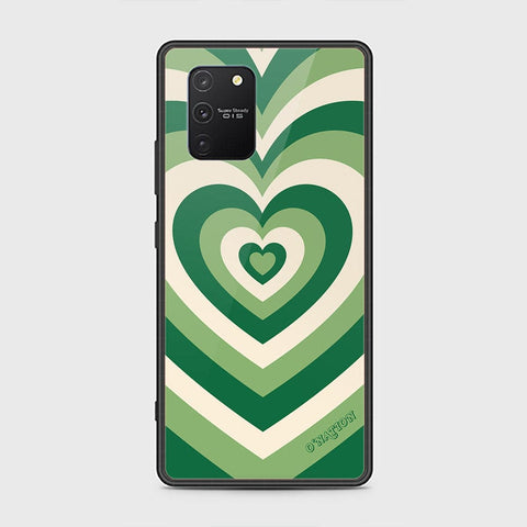 Samsung Galaxy S10 Lite Cover - O'Nation Heartbeat Series - HQ Ultra Shine Premium Infinity Glass Soft Silicon Borders Case