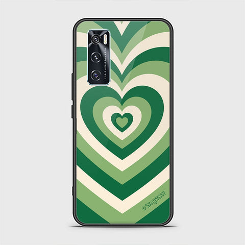 Vivo V20 SE Cover - O'Nation Heartbeat Series - HQ Ultra Shine Premium Infinity Glass Soft Silicon Borders Case