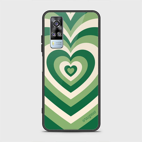 Vivo Y51 2020 Cover - O'Nation Heartbeat Series - HQ Ultra Shine Premium Infinity Glass Soft Silicon Borders Case