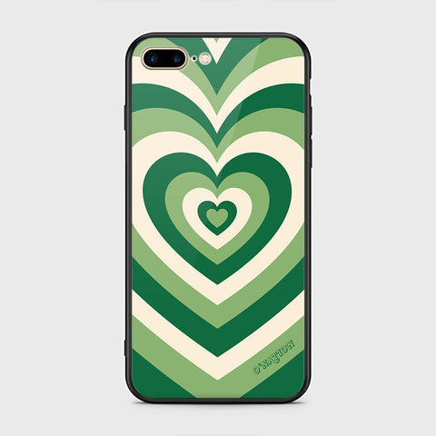 iPhone 8 Plus / 7 Plus Cover - O'Nation Heartbeat Series - HQ Ultra Shine Premium Infinity Glass Soft Silicon Borders Case