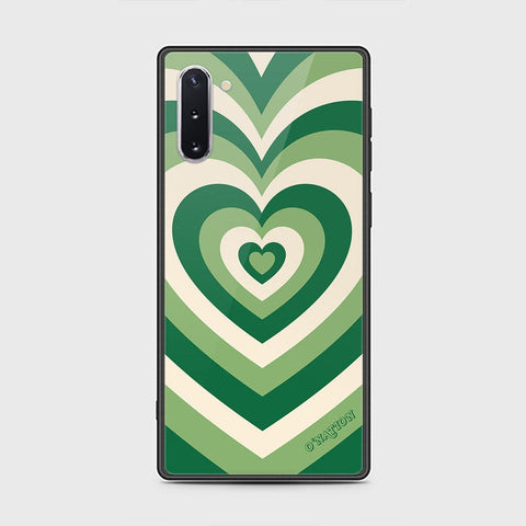 Samsung Galaxy Note 10 Cover - O'Nation Heartbeat Series - HQ Ultra Shine Premium Infinity Glass Soft Silicon Borders Case