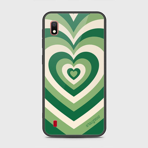 Samsung Galaxy A10 Cover - O'Nation Heartbeat Series - HQ Ultra Shine Premium Infinity Glass Soft Silicon Borders Case