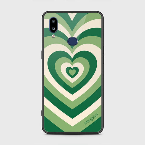 Samsung Galaxy A10s Cover - O'Nation Heartbeat Series - HQ Ultra Shine Premium Infinity Glass Soft Silicon Borders Case