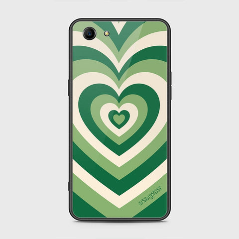 Oppo A1 Cover - O'Nation Heartbeat Series - HQ Ultra Shine Premium Infinity Glass Soft Silicon Borders Case