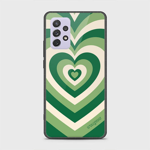 Samsung Galaxy A72 Cover - O'Nation Heartbeat Series - HQ Ultra Shine Premium Infinity Glass Soft Silicon Borders Case