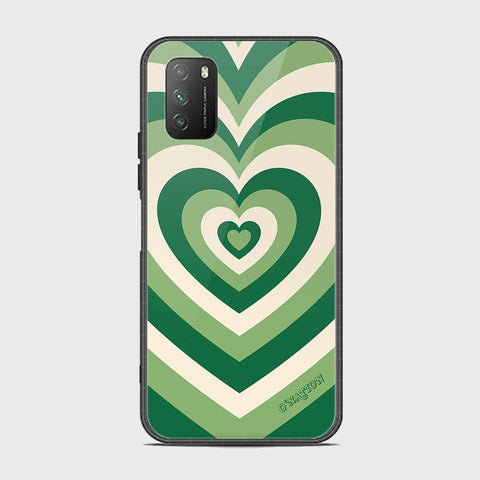 Xiaomi Redmi 9T Cover - O'Nation Heartbeat Series - HQ Ultra Shine Premium Infinity Glass Soft Silicon Borders Case