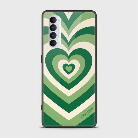 Oppo Reno 4 Pro Cover - O'Nation Heartbeat Series - HQ Ultra Shine Premium Infinity Glass Soft Silicon Borders Case