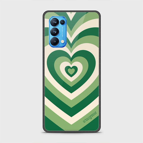 Oppo Reno 5 Pro 5G Cover - O'Nation Heartbeat Series - HQ Ultra Shine Premium Infinity Glass Soft Silicon Borders Case