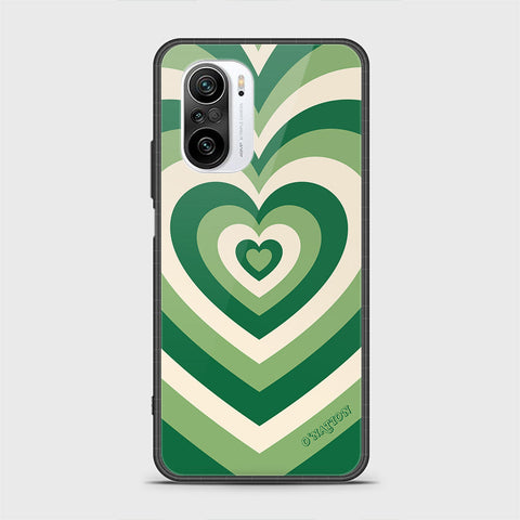 Xiaomi Redmi K40 Cover - O'Nation Heartbeat Series - HQ Ultra Shine Premium Infinity Glass Soft Silicon Borders Case