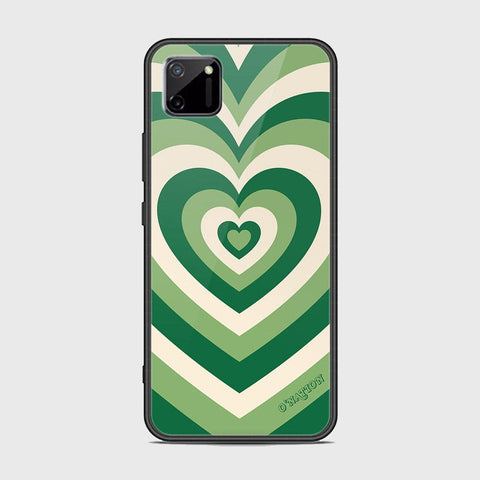 Realme C11 Cover - O'Nation Heartbeat Series - HQ Ultra Shine Premium Infinity Glass Soft Silicon Borders Case