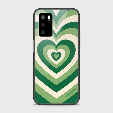 Oppo A16 Cover - O'Nation Heartbeat Series - HQ Ultra Shine Premium Infinity Glass Soft Silicon Borders Case