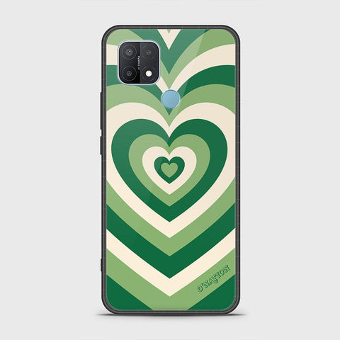 Oppo A15 Cover - O'Nation Heartbeat Series - HQ Ultra Shine Premium Infinity Glass Soft Silicon Borders Case