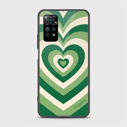 Xiaomi Redmi Note 11S Cover - O'Nation Heartbeat Series - HQ Ultra Shine Premium Infinity Glass Soft Silicon Borders Case