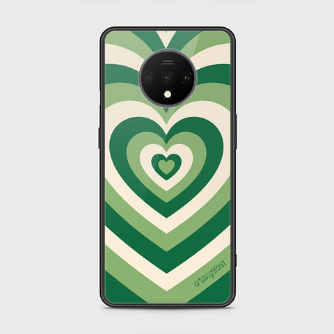 OnePlus 7T Cover - O'Nation Heartbeat Series - HQ Ultra Shine Premium Infinity Glass Soft Silicon Borders Case