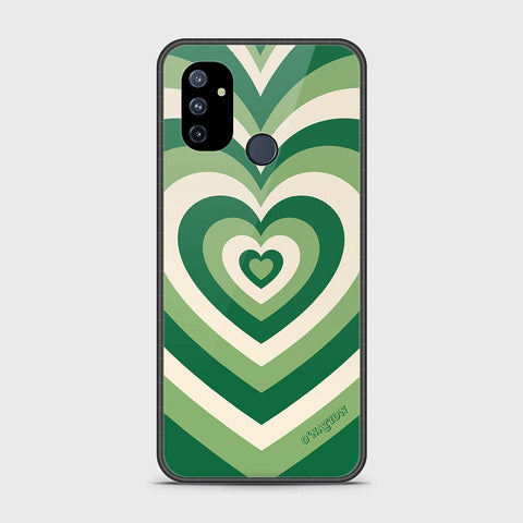 OnePlus Nord N100 Cover - O'Nation Heartbeat Series - HQ Ultra Shine Premium Infinity Glass Soft Silicon Borders Case