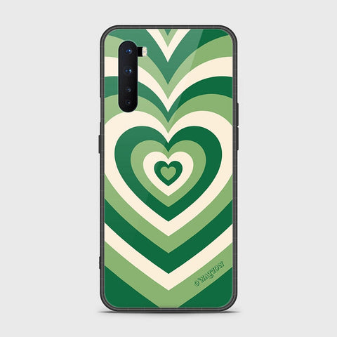 OnePlus Nord Cover - O'Nation Heartbeat Series - HQ Ultra Shine Premium Infinity Glass Soft Silicon Borders Case