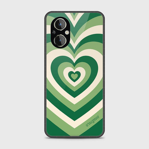 Oppo A96 5G Cover - O'Nation Heartbeat Series - HQ Ultra Shine Premium Infinity Glass Soft Silicon Borders Case