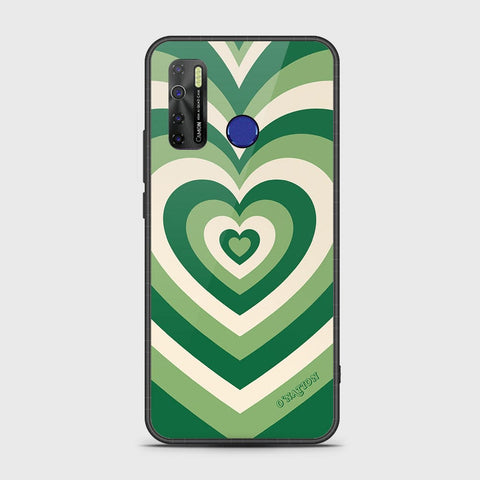 Infinix Hot 9 Pro Cover - O'Nation Heartbeat Series - HQ Ultra Shine Premium Infinity Glass Soft Silicon Borders Case