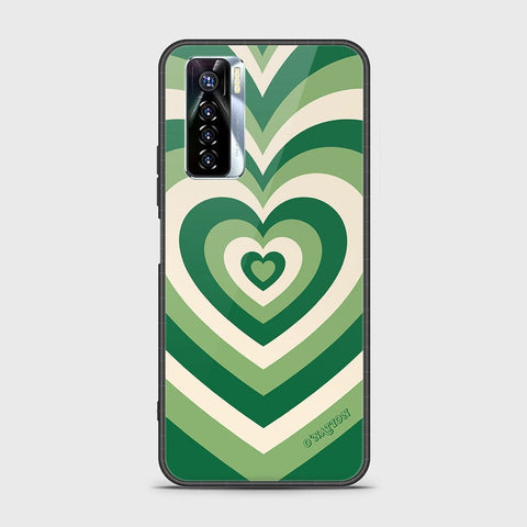 Tecno Camon 17 Pro Cover - O'Nation Heartbeat Series - HQ Ultra Shine Premium Infinity Glass Soft Silicon Borders Case