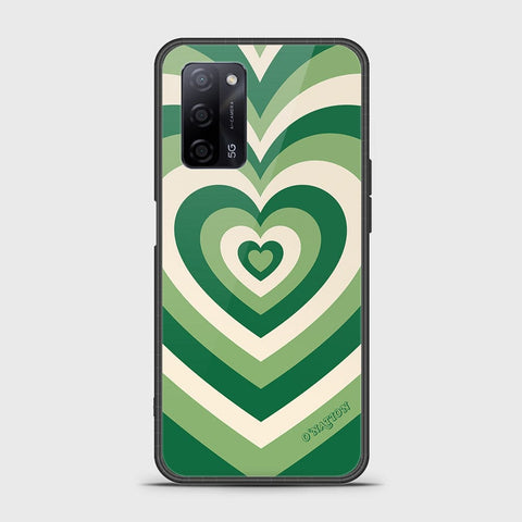 Oppo A55 5G Cover - O'Nation Heartbeat Series - HQ Ultra Shine Premium Infinity Glass Soft Silicon Borders Case